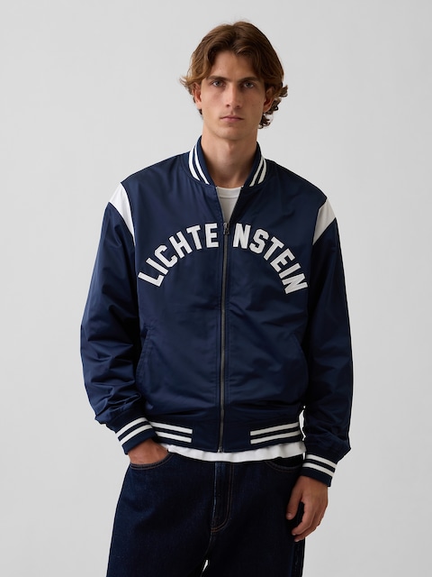Gap | Lichtenstein | Whitney | Standing Explosion Varsity Jacket