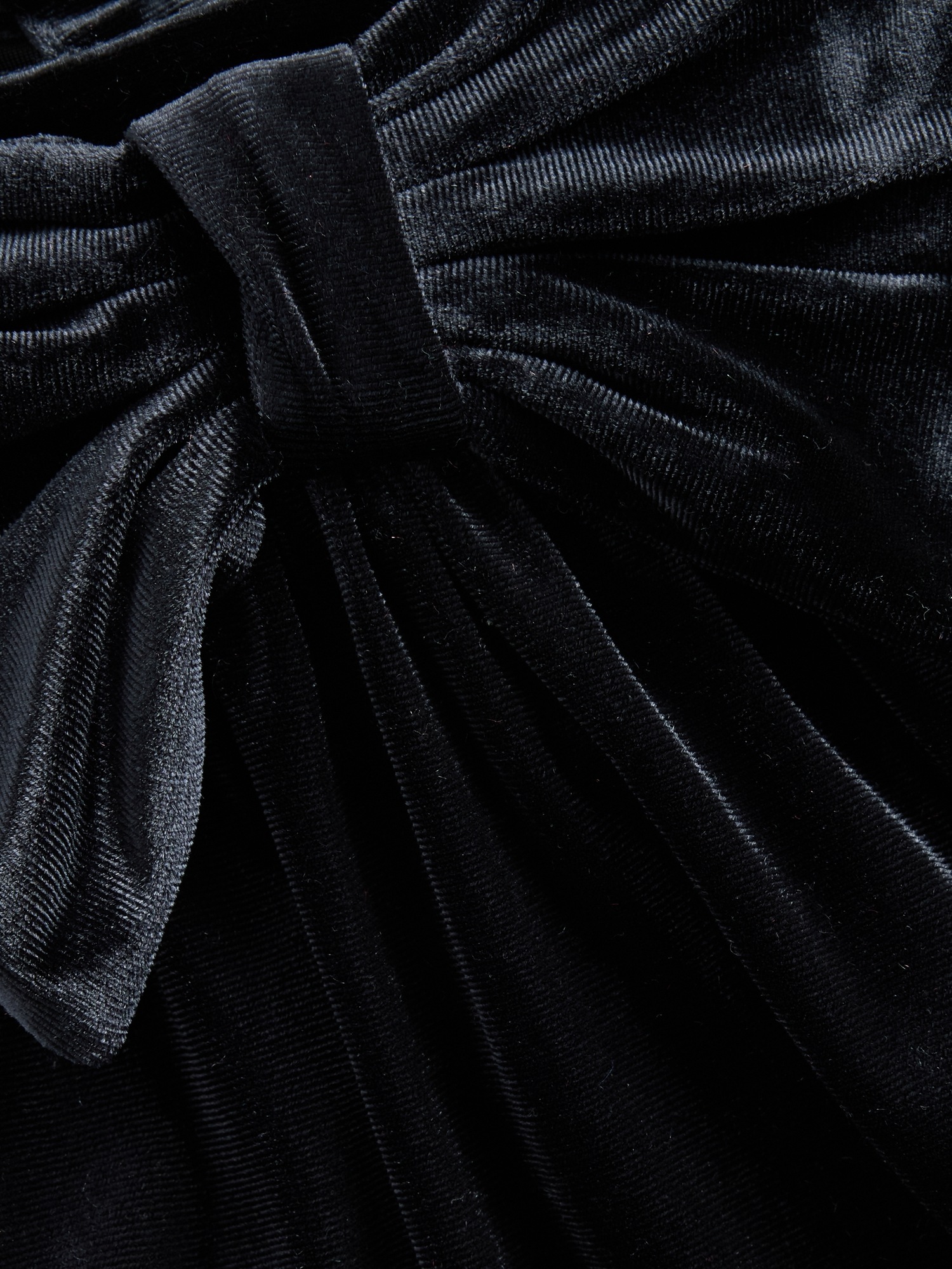 Платье Gap Velour Bow Dress для малышей, цвет: Чёрный — фото 3