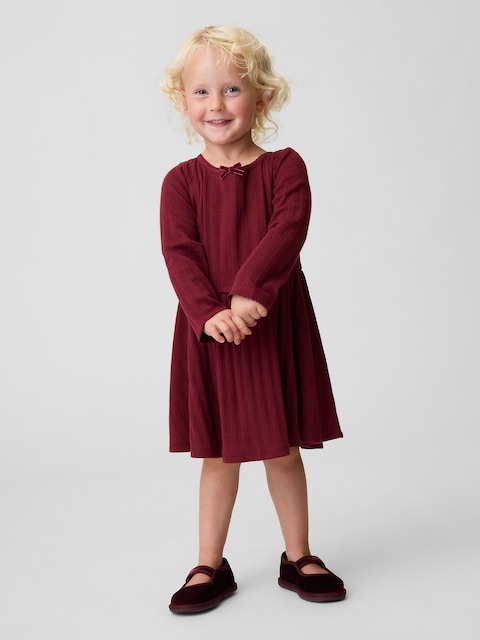Baby & Toddler Pointelle Rib Dress