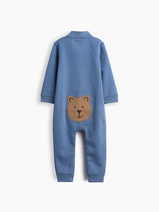 Baby VintageSoft Brannan Bear Quarter-Zip One-Piece | Gap