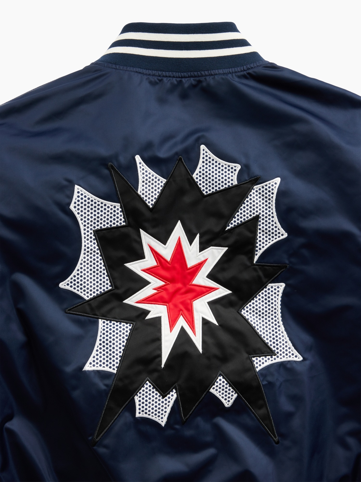 Женская куртка Gap | Lichtenstein | Whitney | Standing Explosion Varsity, цвет: Синий — фото 7