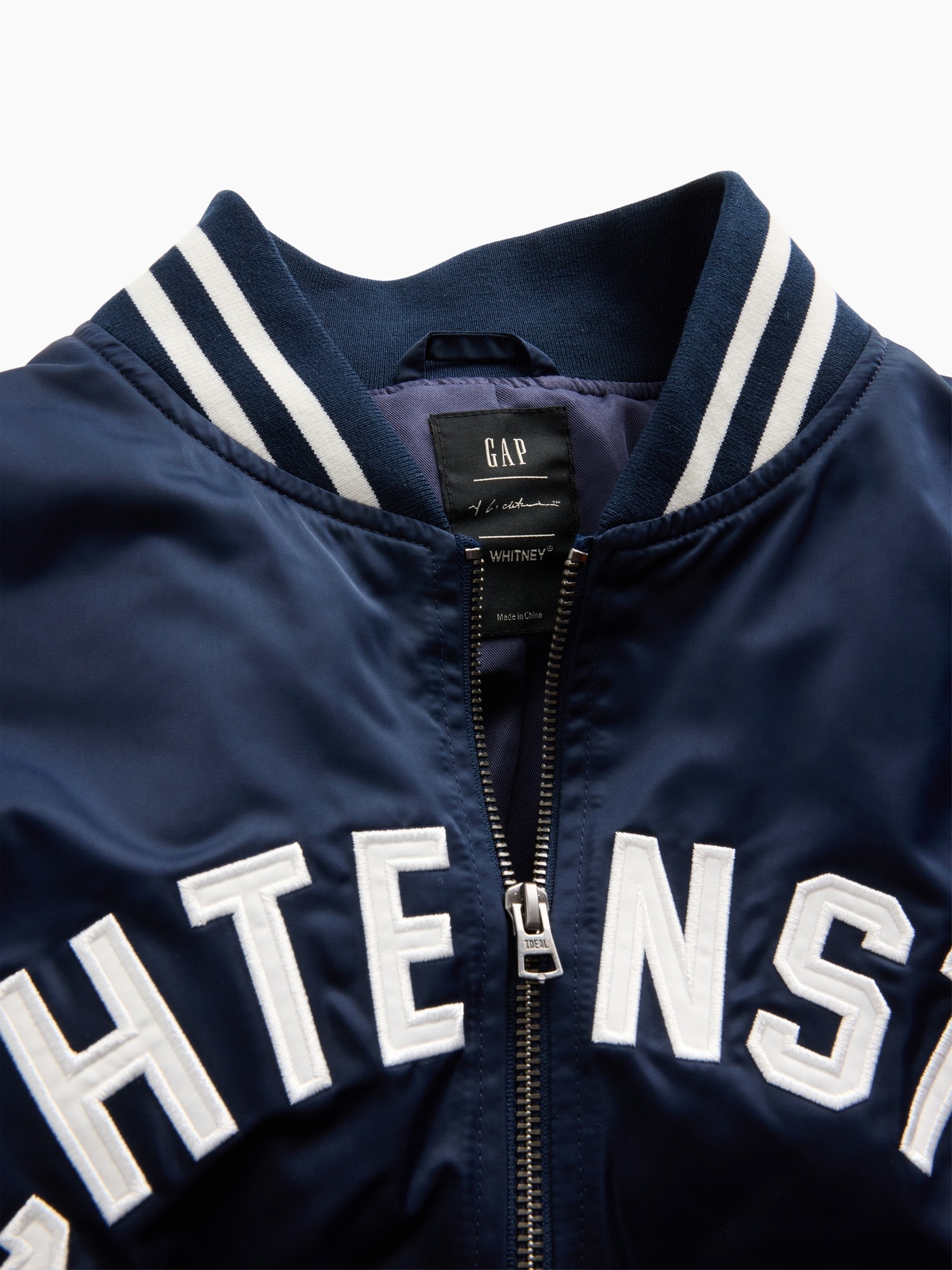 Женская куртка Gap | Lichtenstein | Whitney | Standing Explosion Varsity, цвет: Синий — фото 8