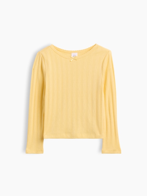Baby & Toddler Pointelle Rib T-Shirt