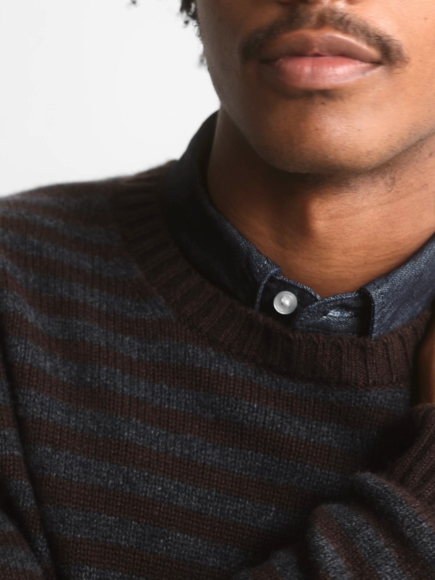 Женский свитер Gap × A.P.C. Cashmere, цвет: Коричневый — фото 7