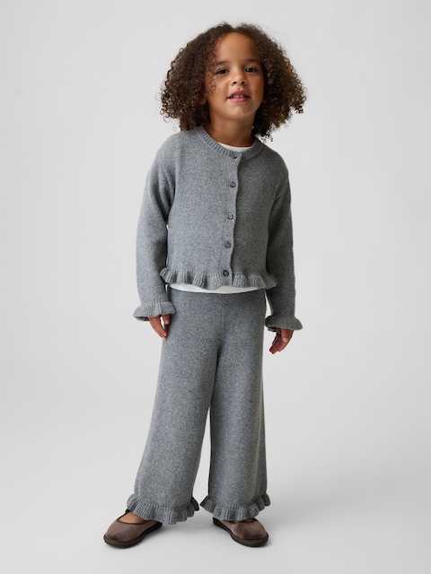 Baby & Toddler CashSoft Ruffle Wide-Leg Pants
