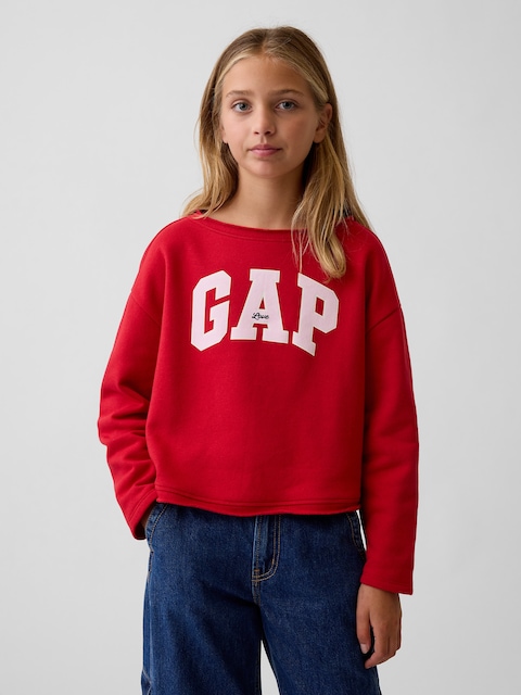 Kids VintageSoft Rollneck Logo Sweatshirt