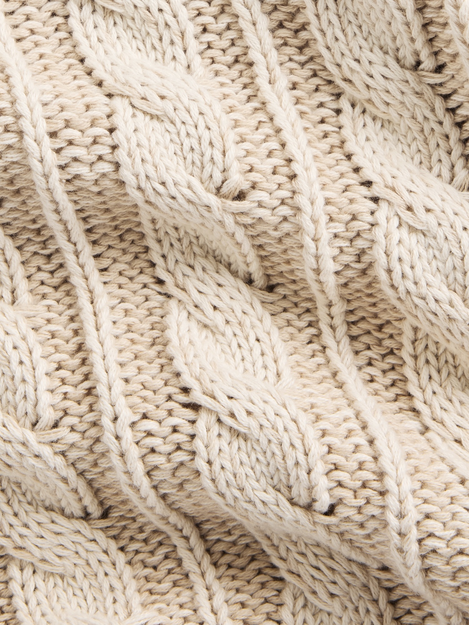 Детский свитер Gap Cable-Knit, цвет: Берёзовый — фото 5