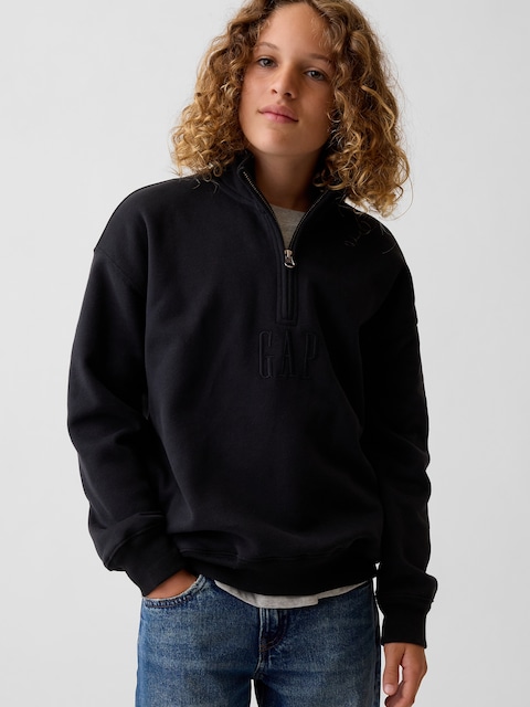 Kids VintageSoft Relaxed Quarter-Zip Pullover