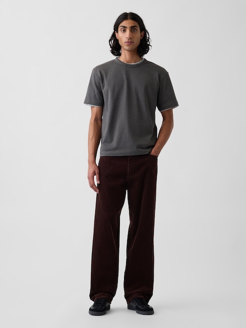 Corduroy Baggy Pants
