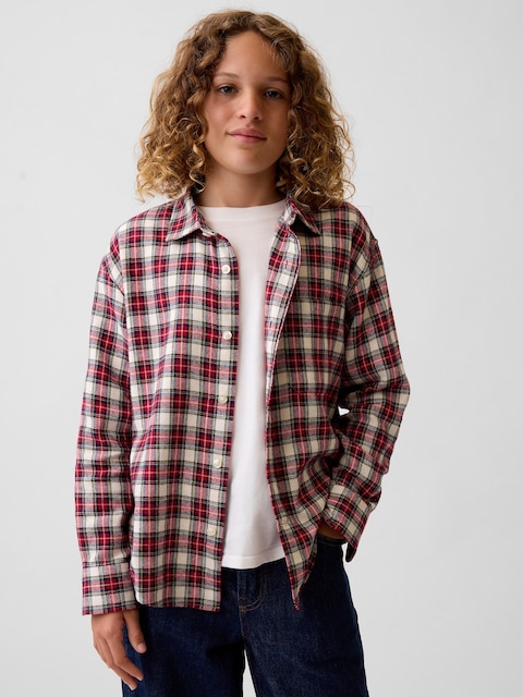 Relaxed Flannel Shirt