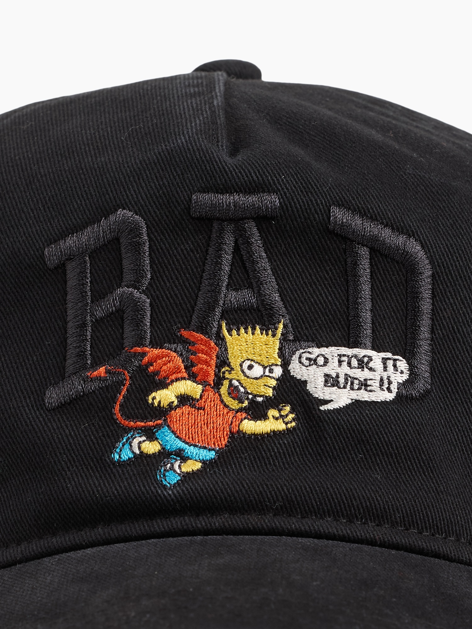 Бейсболка Gap с логотипом Bad The Simpsons, цвет: Чёрный — фото 4