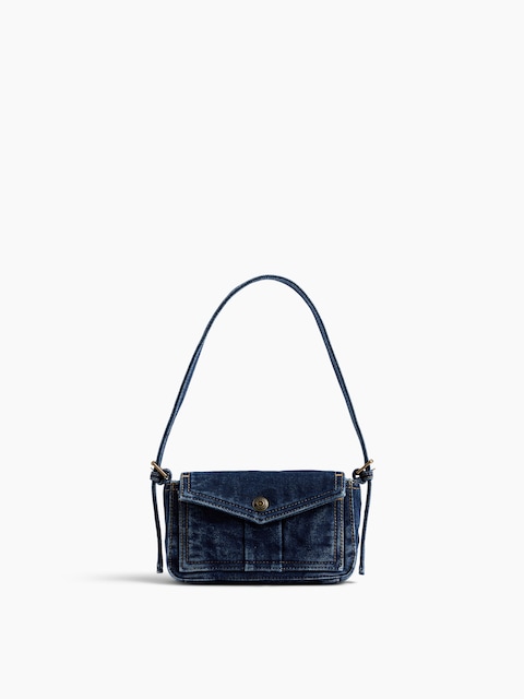 Mini Denim Envelope Bag
