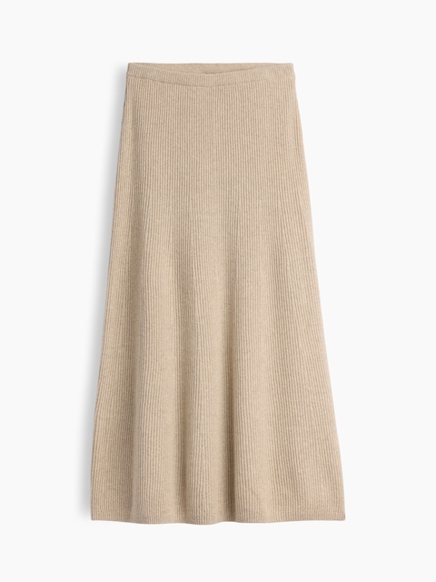 CashSoft Rib Sweater Maxi Skirt