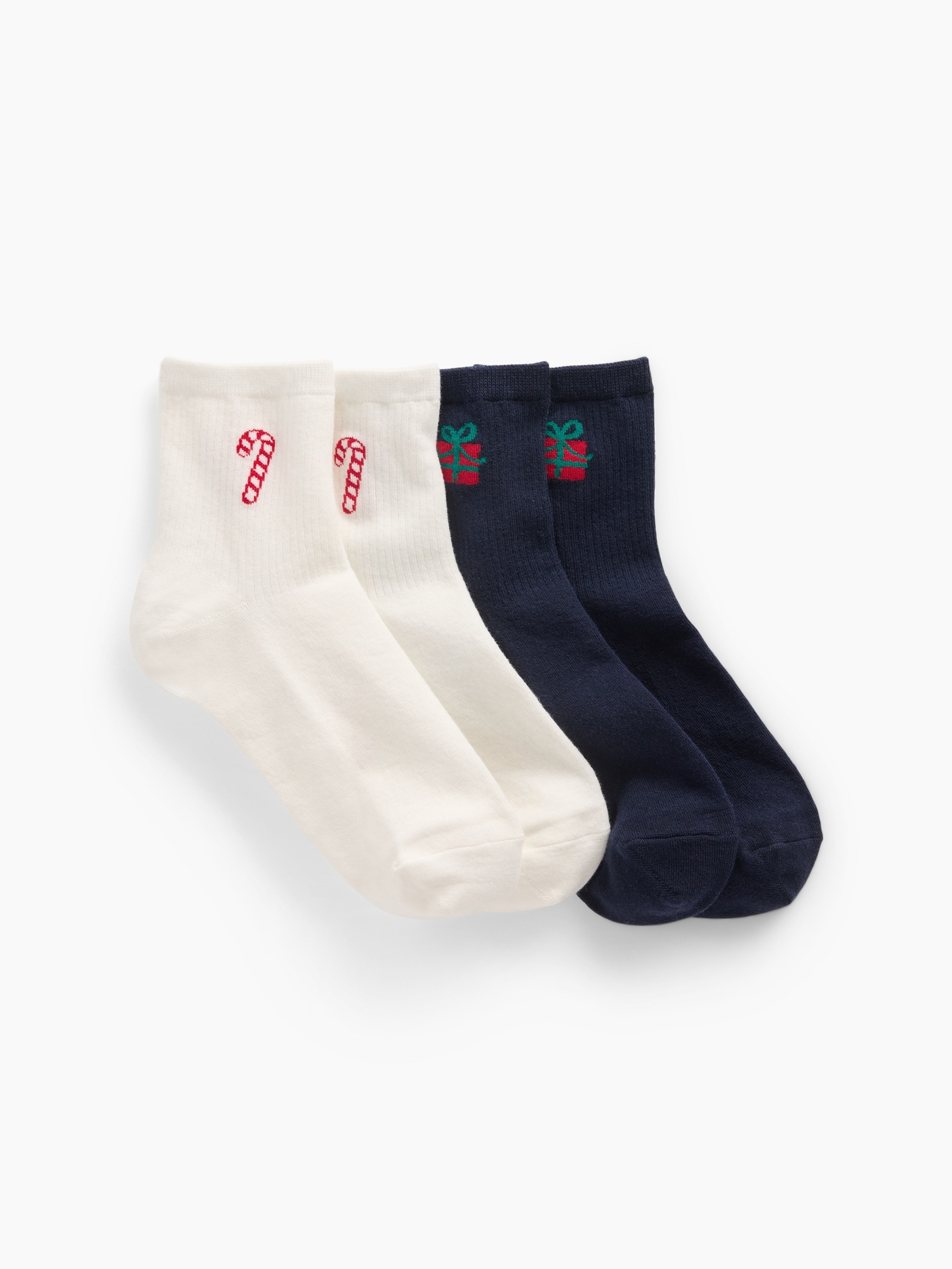 Носки, укороченные, 2 шт. — Gap, цвет: Разноцветный