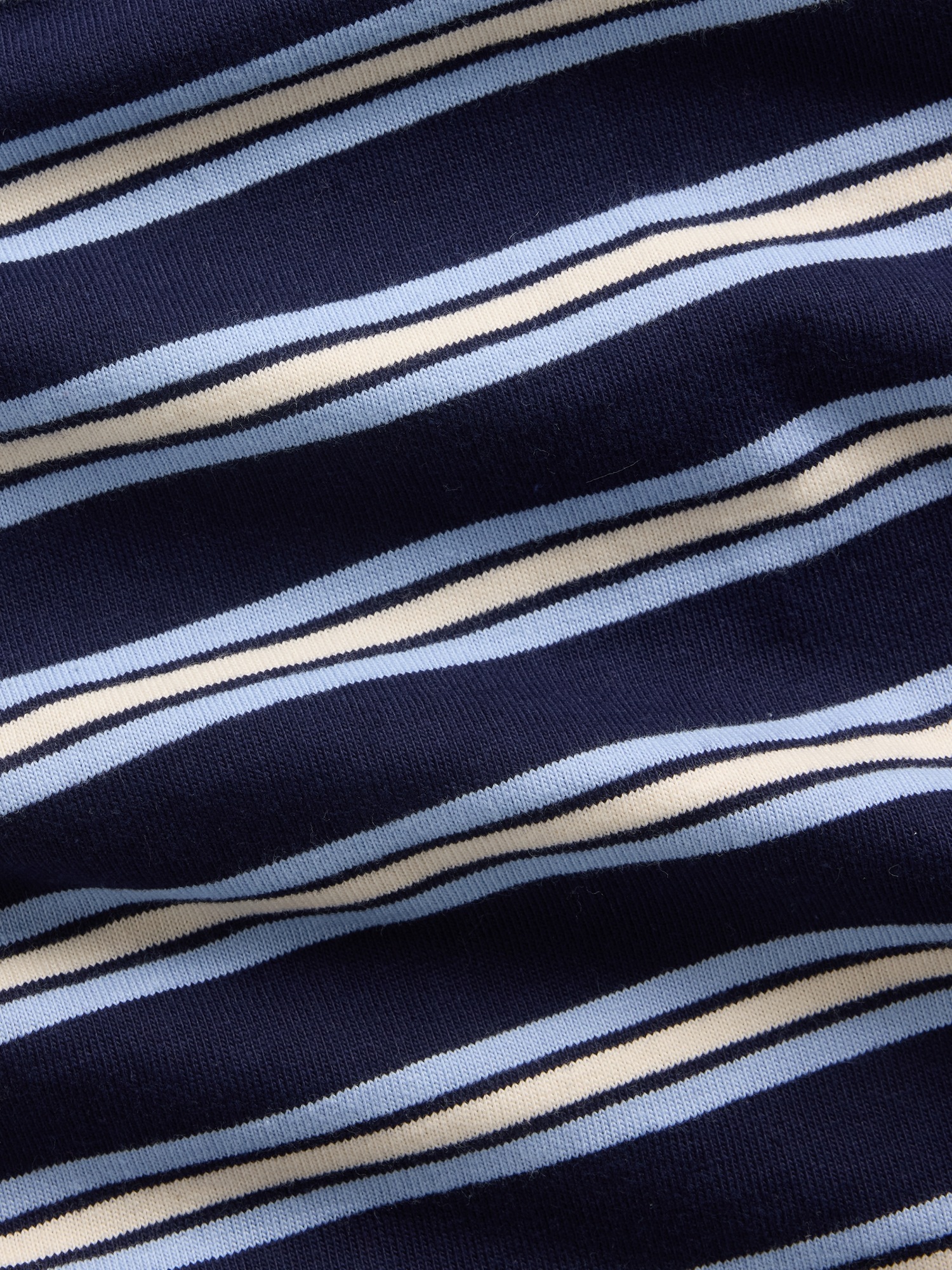 Детское платье Gap Relaxed Rugby Polo Dress, цвет: Тёмно-синий полосатый — фото 2
