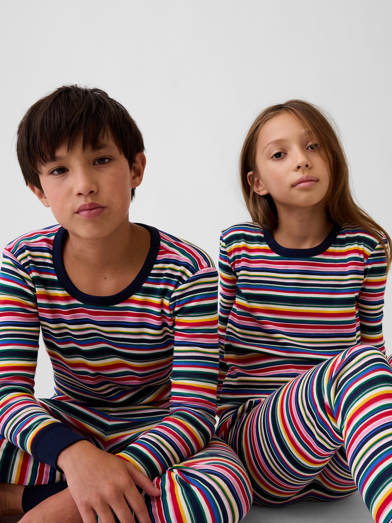 Kids Organic Brushed Cotton PJ Set