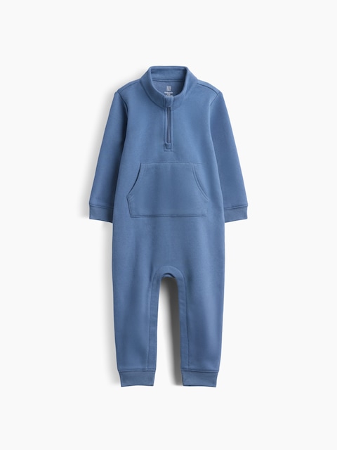Baby VintageSoft Brannan Bear Quarter-Zip One-Piece