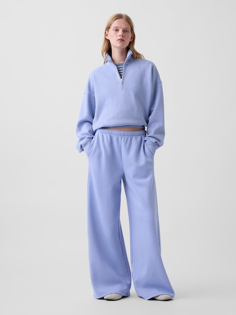 VintageSoft Baggy Wide-Leg Sweatpants