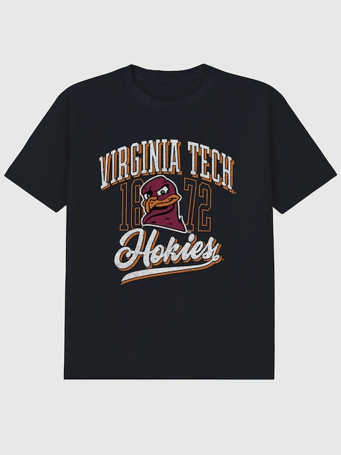 Virginia Polytechnic Classic Emblem Dark Graphic T-Shirt