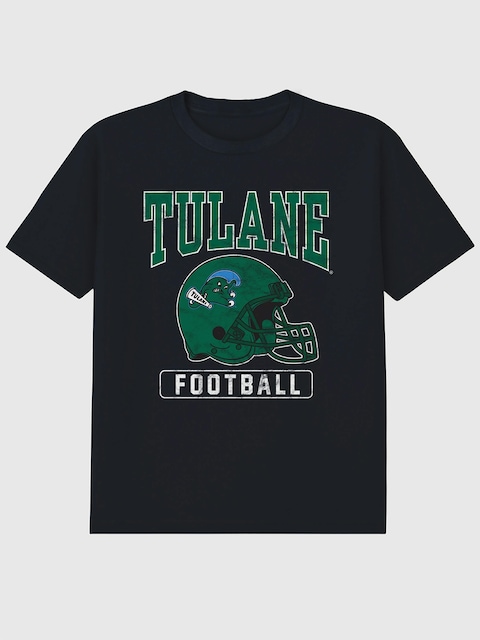 Tulane University Football Helmet Graphic T-Shirt