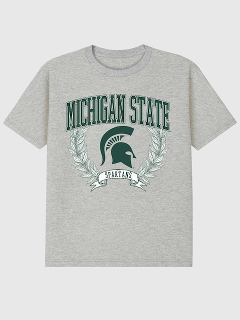 Michigan State University Laurels Dark Graphic T-Shirt
