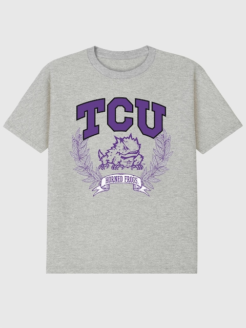 Texas Christian University Laurels Dark Graphic T-Shirt