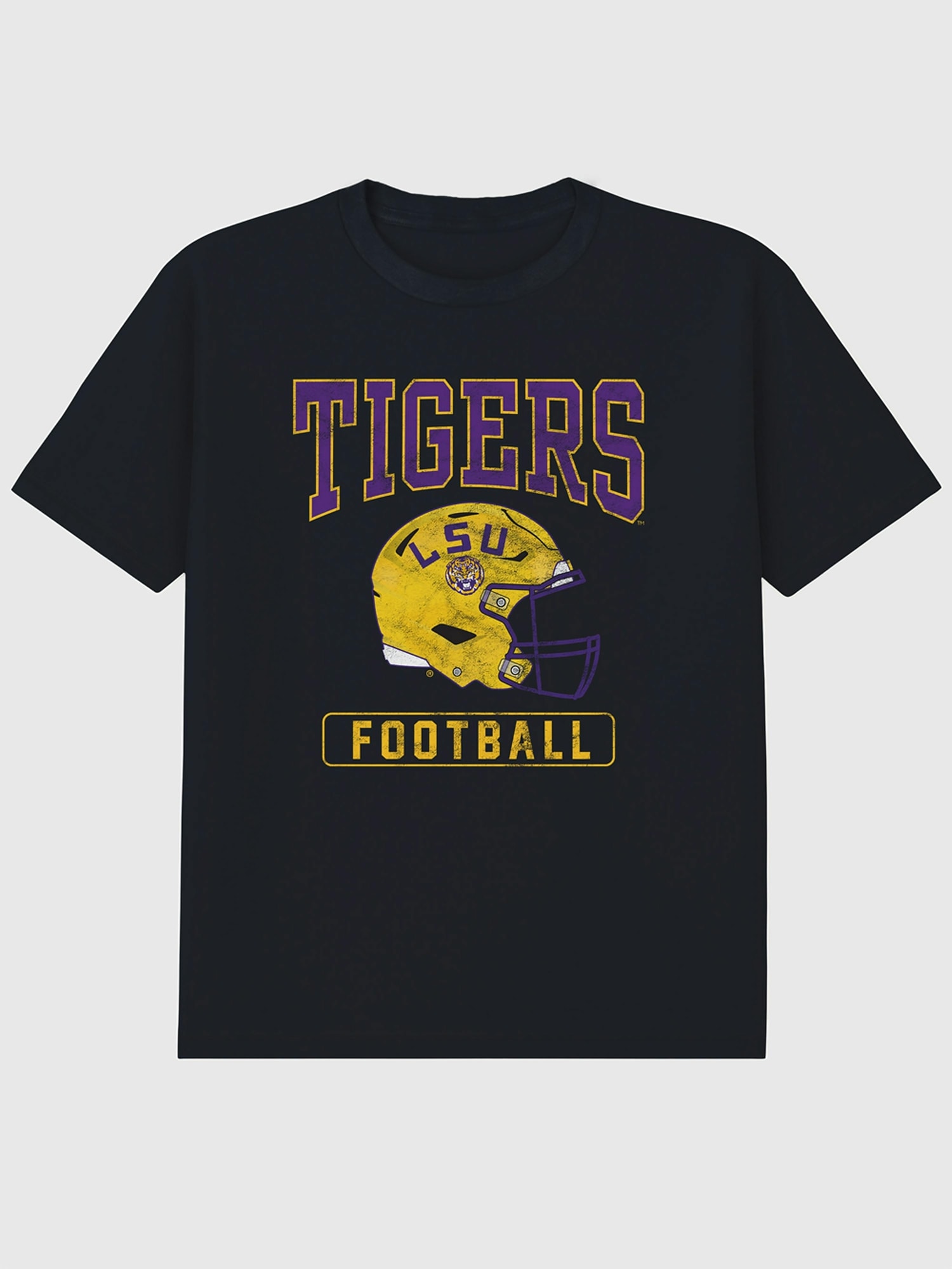 Мужская футболка Gap Lsu Football Helmet Graphic, цвет: Чёрный