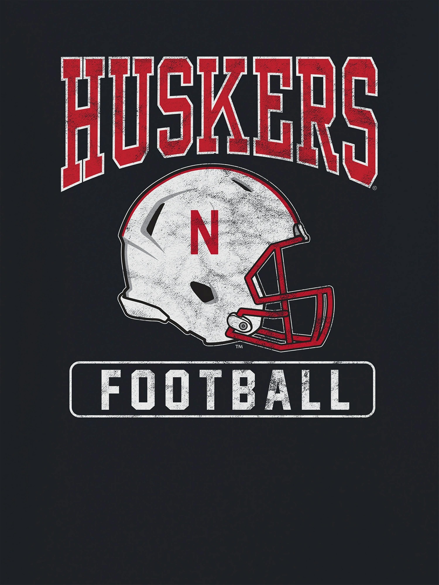 Мужская футболка Gap University Of Nebraska Football Helmet Graphic, цвет: Чёрный — фото 2