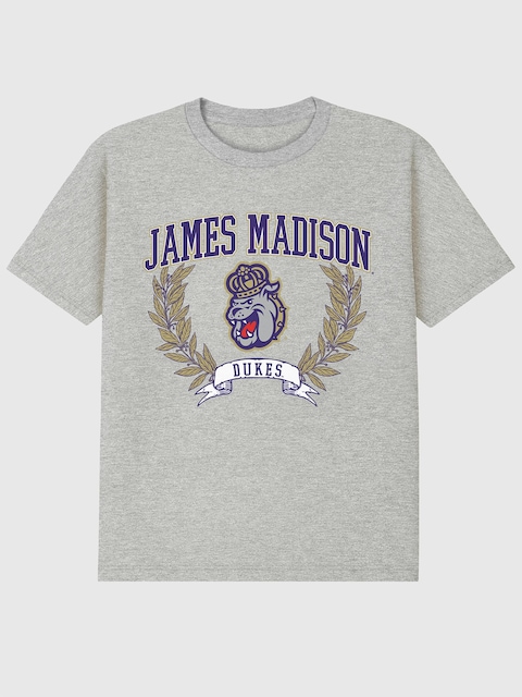 James Madison University Laurels Dark Graphic T-Shirt