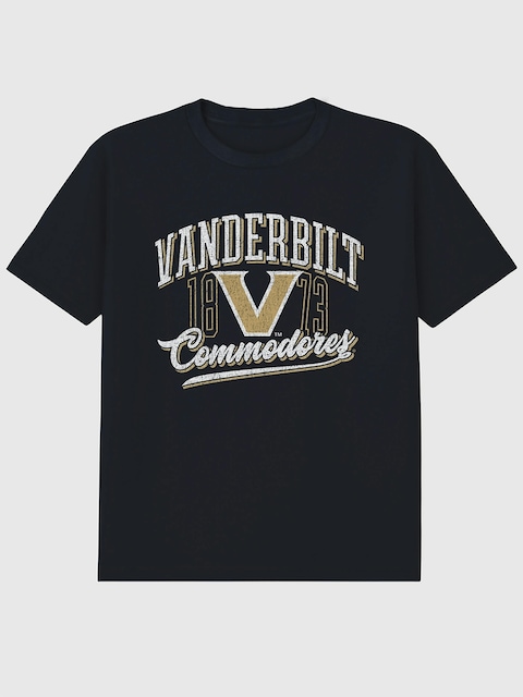 Vanderbilt University Classic Vintage Script Emblem Graphic T-Shirt