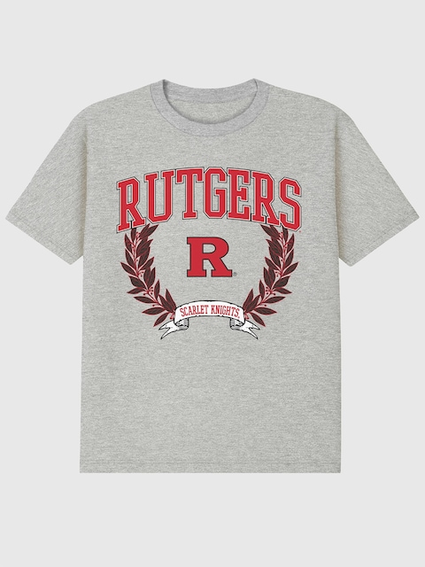 Rutgers University Laurels Dark Graphic T-Shirt