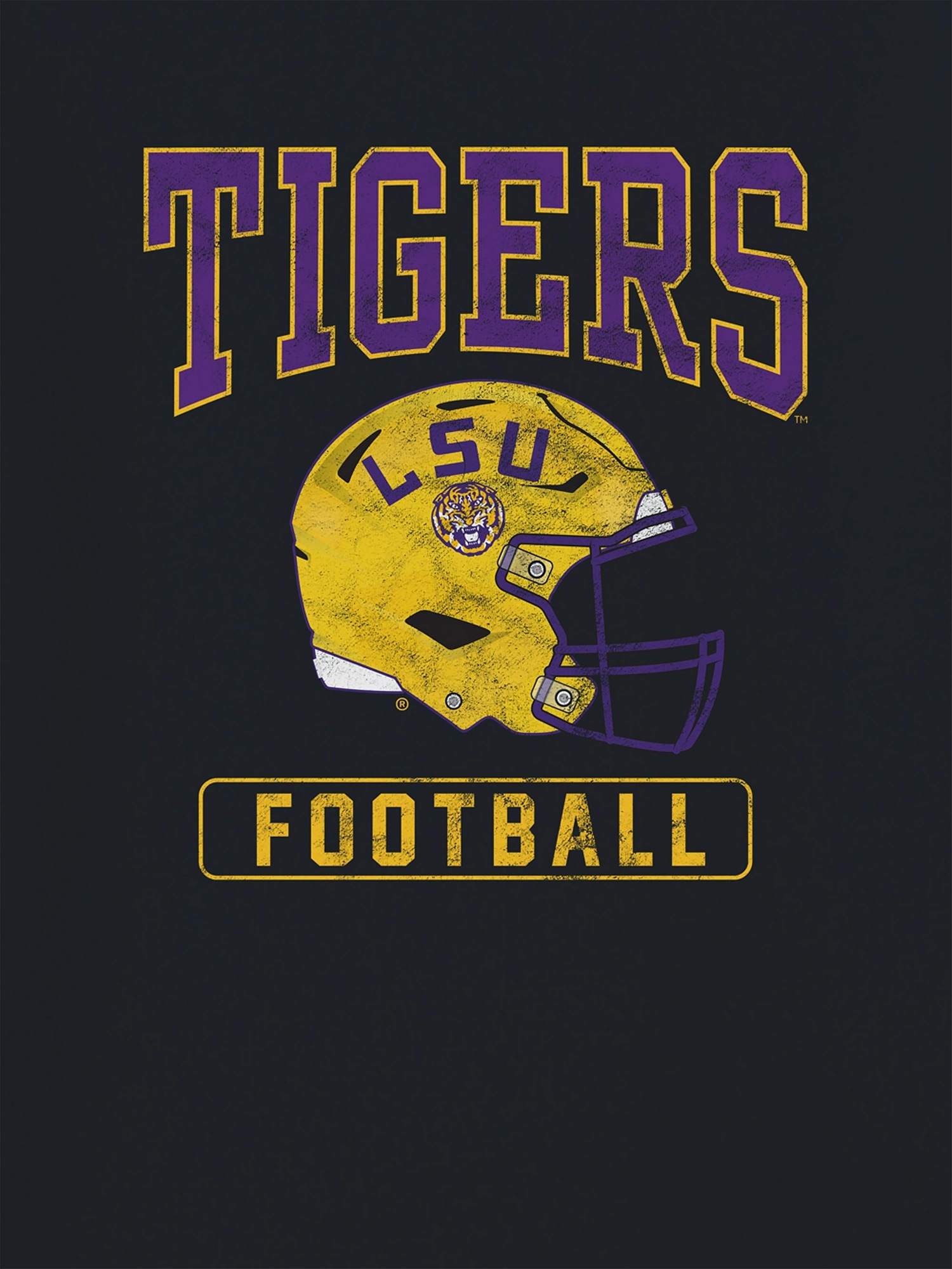 Мужская футболка Gap Lsu Football Helmet Graphic, цвет: Чёрный — фото 2