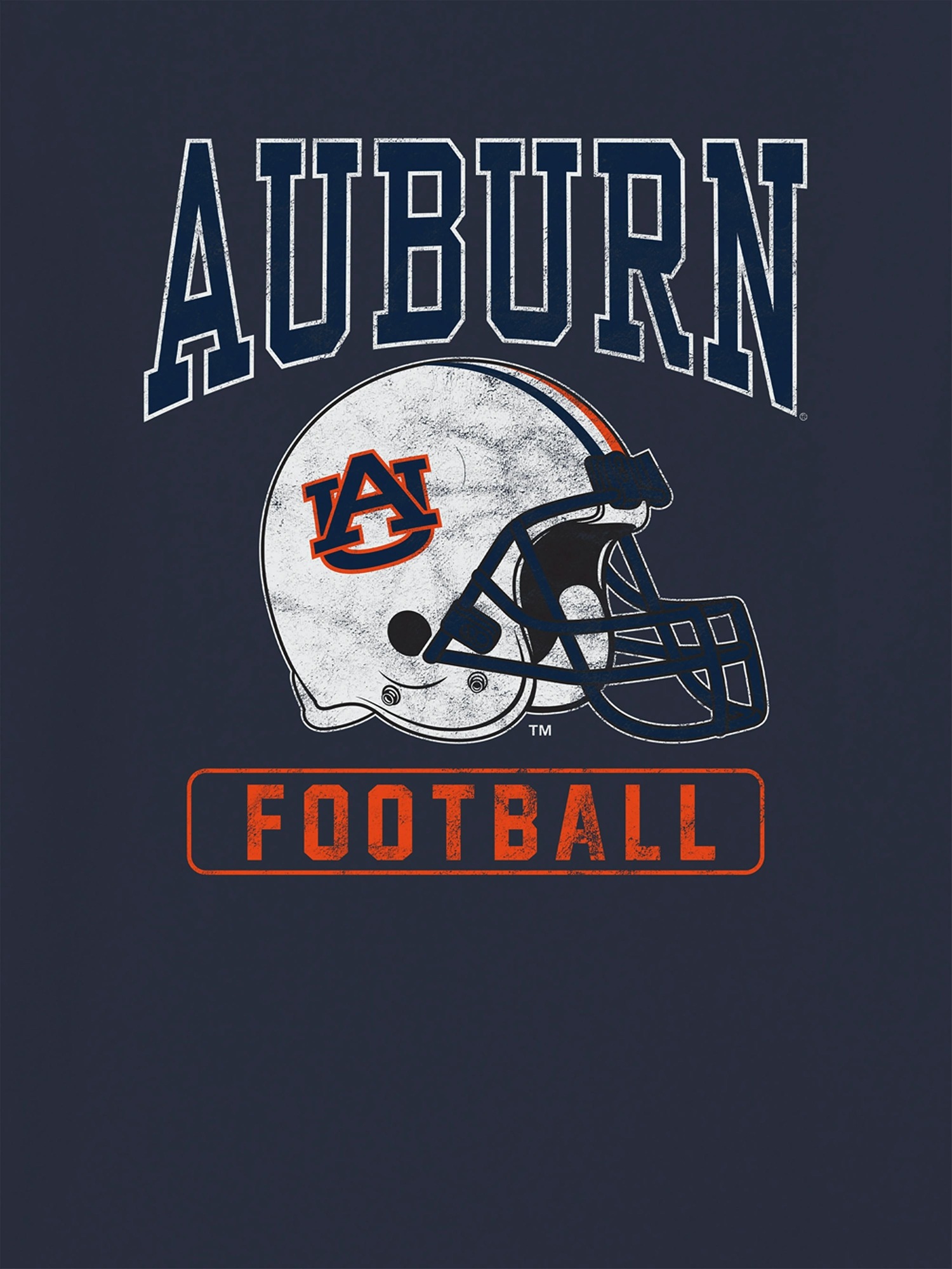 Мужская футболка Gap Auburn University Football Helmet Graphic, цвет: Тёмно-синий — фото 2
