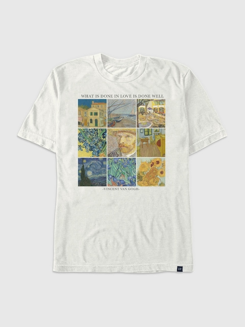 Van Gogh Grid Graphic T-Shirt