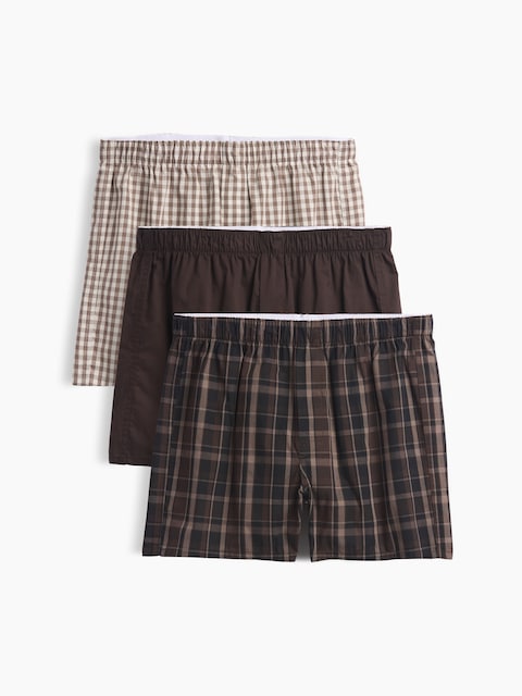 4.5" Poplin Boxers (3-Pack)