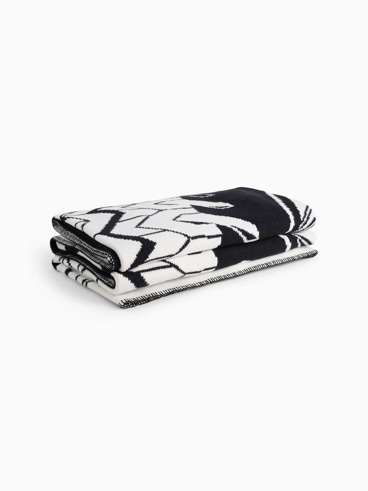 Плед Gap Lichtenstein Whitney Tire CashSoft Blanket, цвет: Слоновая кость морозный — фото 3