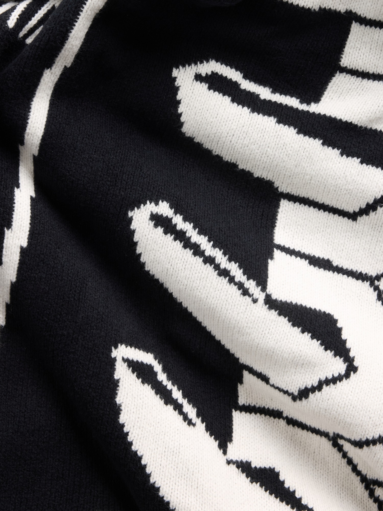 Плед Gap Lichtenstein Whitney Tire CashSoft Blanket, цвет: Слоновая кость морозный — фото 4
