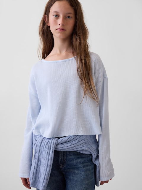 Kids Oversized Waffle T-Shirt