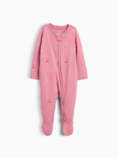 Baby Organic Cotton Footed One-Piece