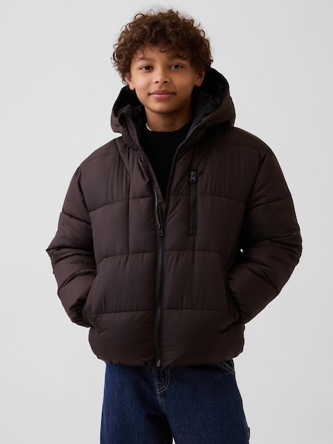 Kids Recycled Heavyweight Puffer Jacket