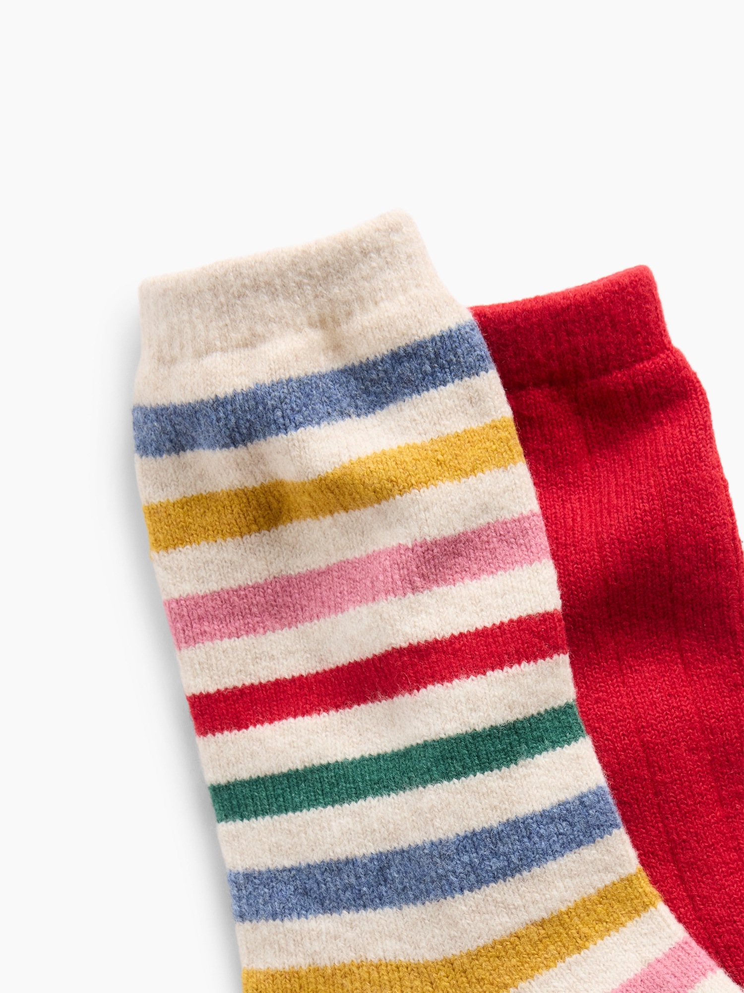 Носки CashSoft для детей, средней высоты, 2 шт. — Gap, цвет: Разноцветный — фото 2