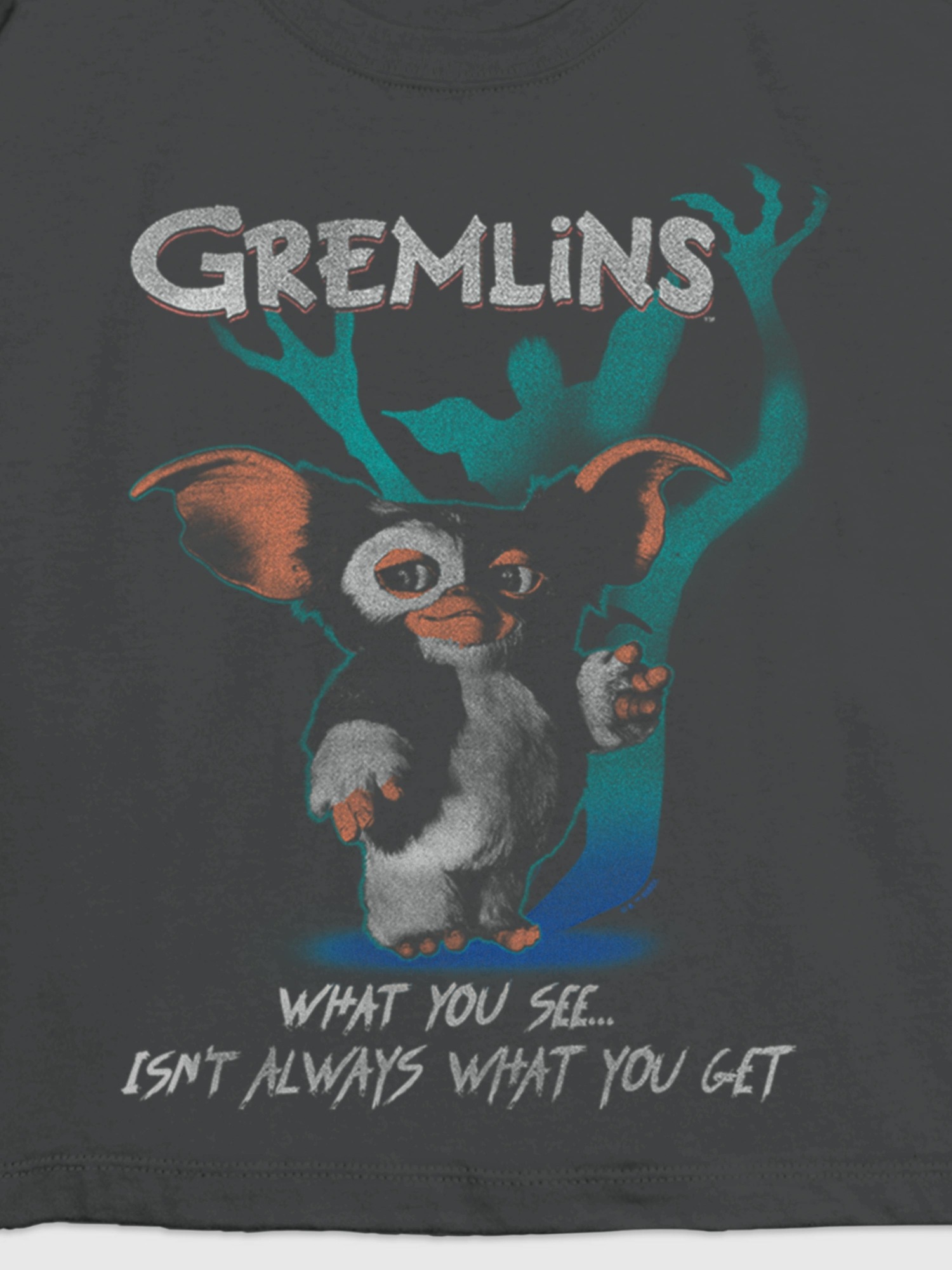Детская футболка Gap Gremlins Poster Graphic, цвет: Moonless Night — фото 2