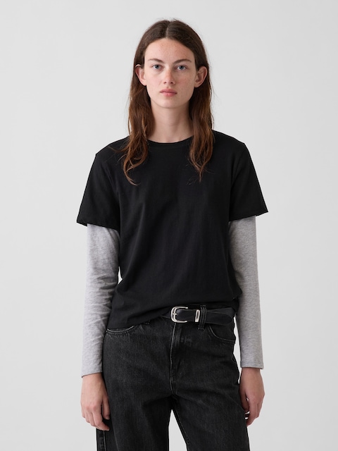Organic Cotton VintageSoft Double-Layer T-Shirt