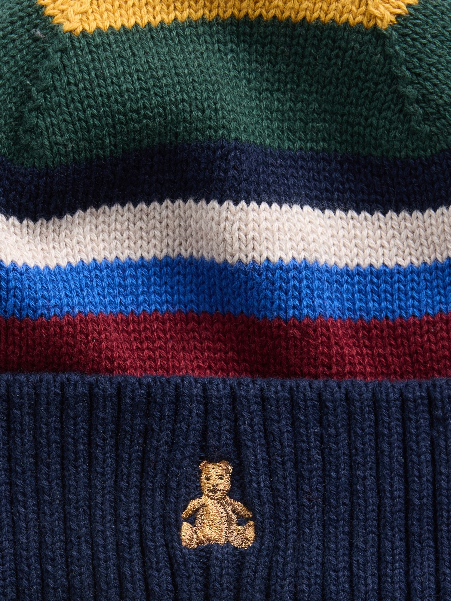 Головные уборы Gap CashSoft Happy Stripe Beanie & Mittens Set для малышей, цвет: Полосатый — фото 2