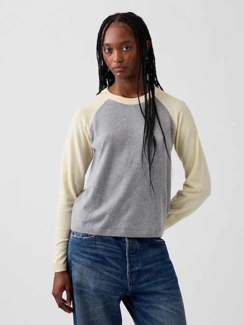 CashSoft Raglan Sweater