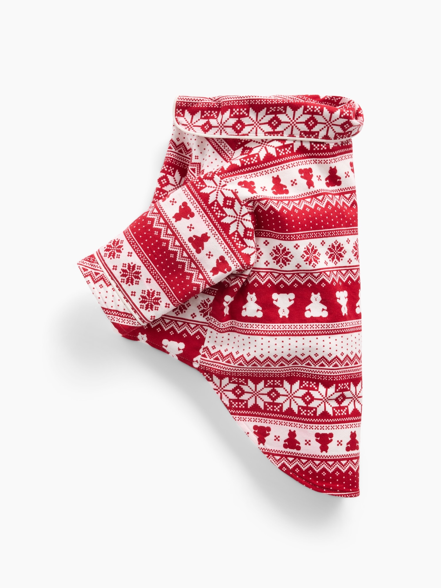 Gap Pet Softest Flannel PJ One-Piece, цвет: С принтом — фото 2