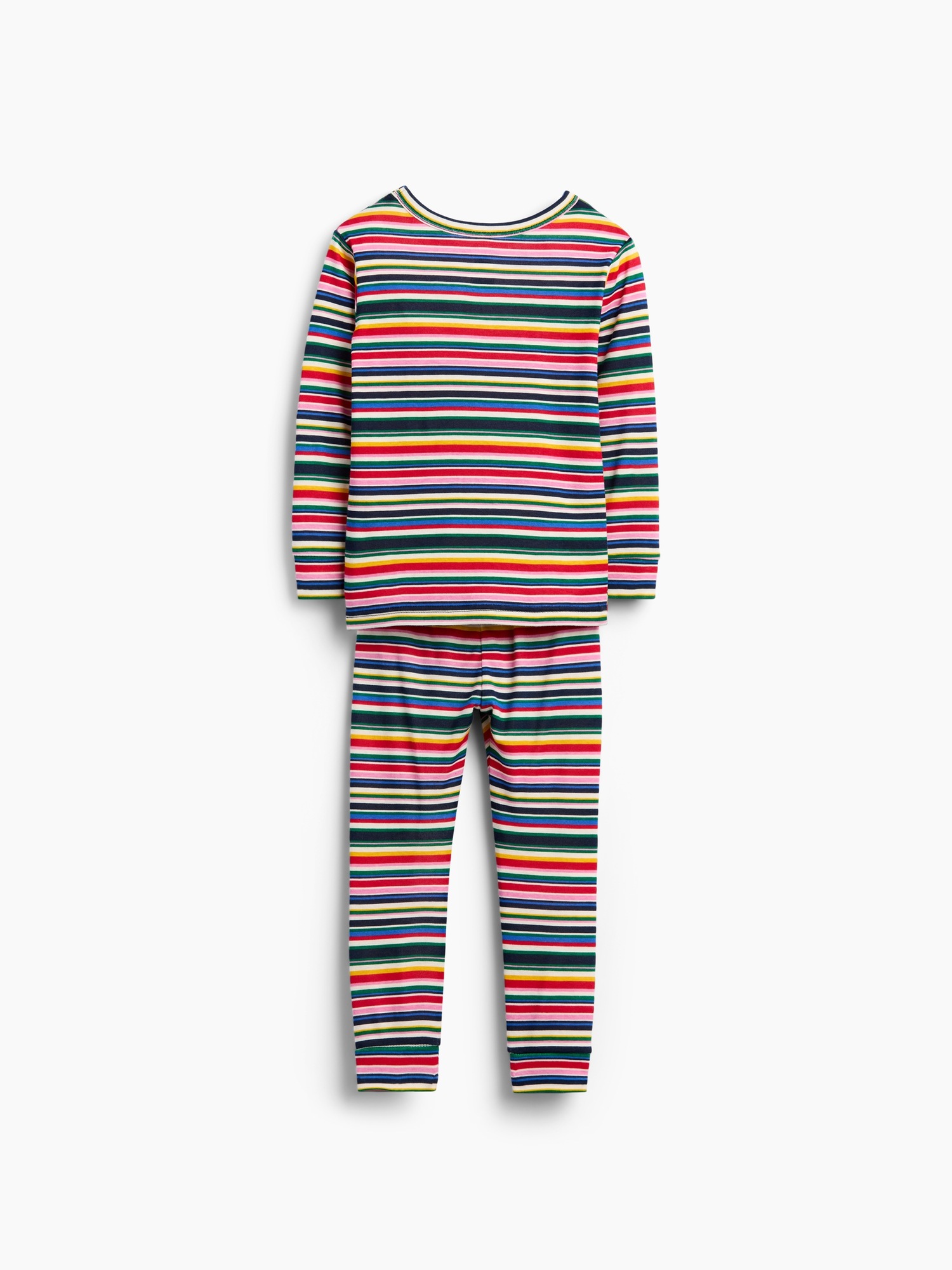Пижамный комплект для детей, хлопок, в полоску — Gap, цвет: Happy Stripes — фото 2