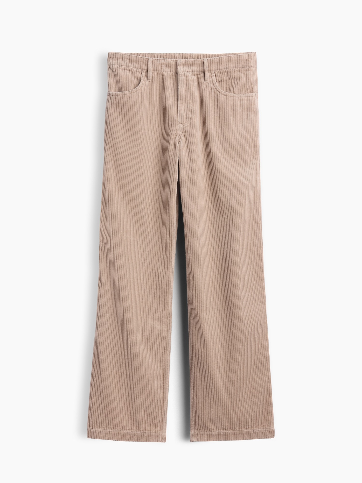 Женские брюки Gap Low Rise Corduroy '90s Loose, цвет: Бежевый — фото 6
