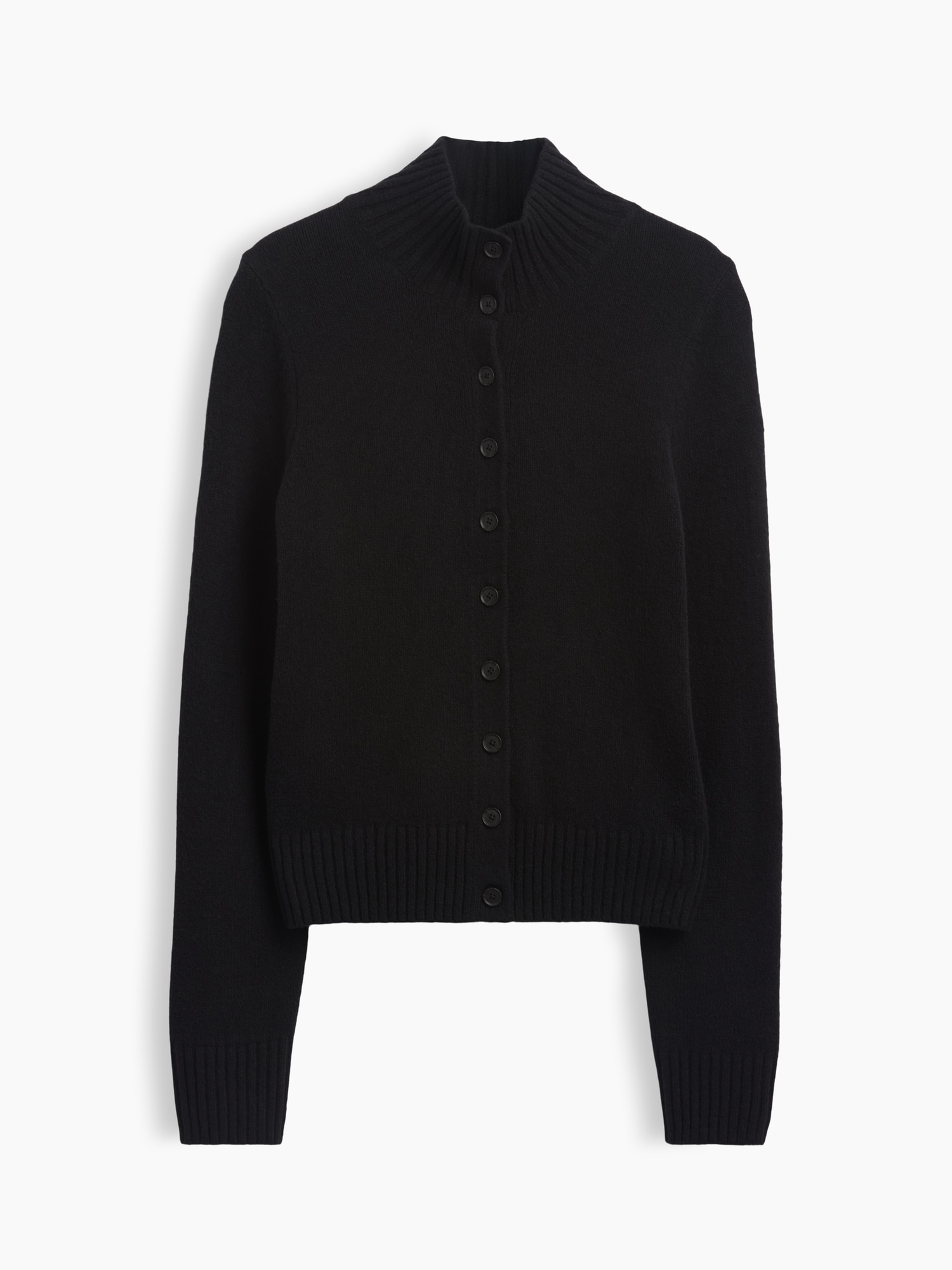 CashSoft Mockneck Cardigan Sweater