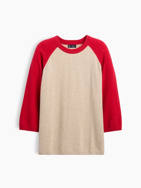 CashSoft Raglan Sweater Shirt